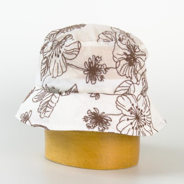 Dámský bavlněný klobouk s rovnou hlavou