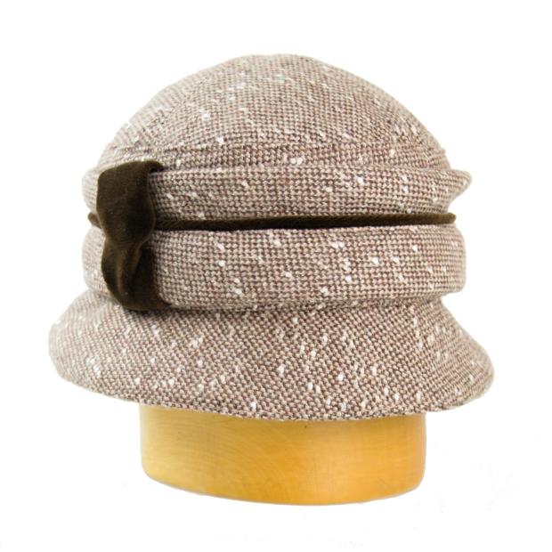 Dámský klobouk s rovnou hlavou 55-56