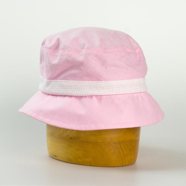 Dívčí bavlněný klobouk s rovnou hlavou
