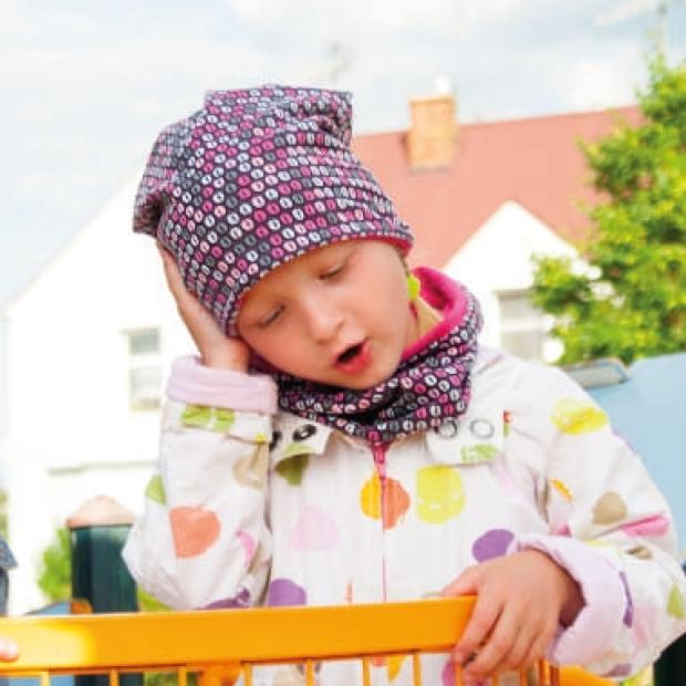 Hugo úpletová čepice dvojitá potisk zrno - šedá/5