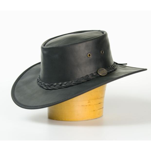 Pánský hladký kožený stetson Barmah hats